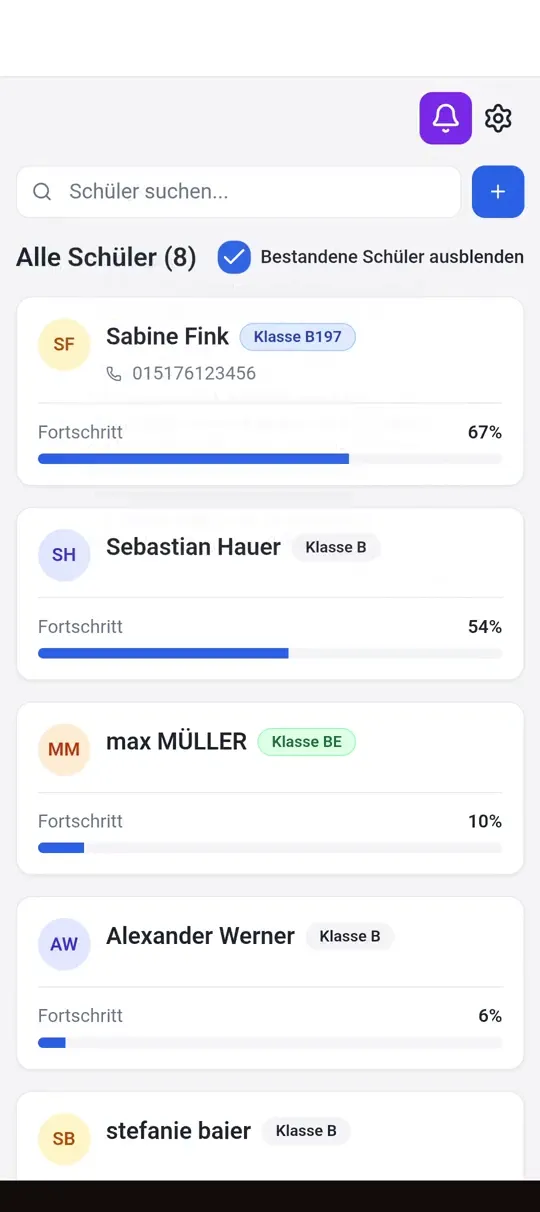 easyADK App auf dem Smartphone
